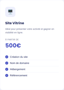 dlagency card site vitrine